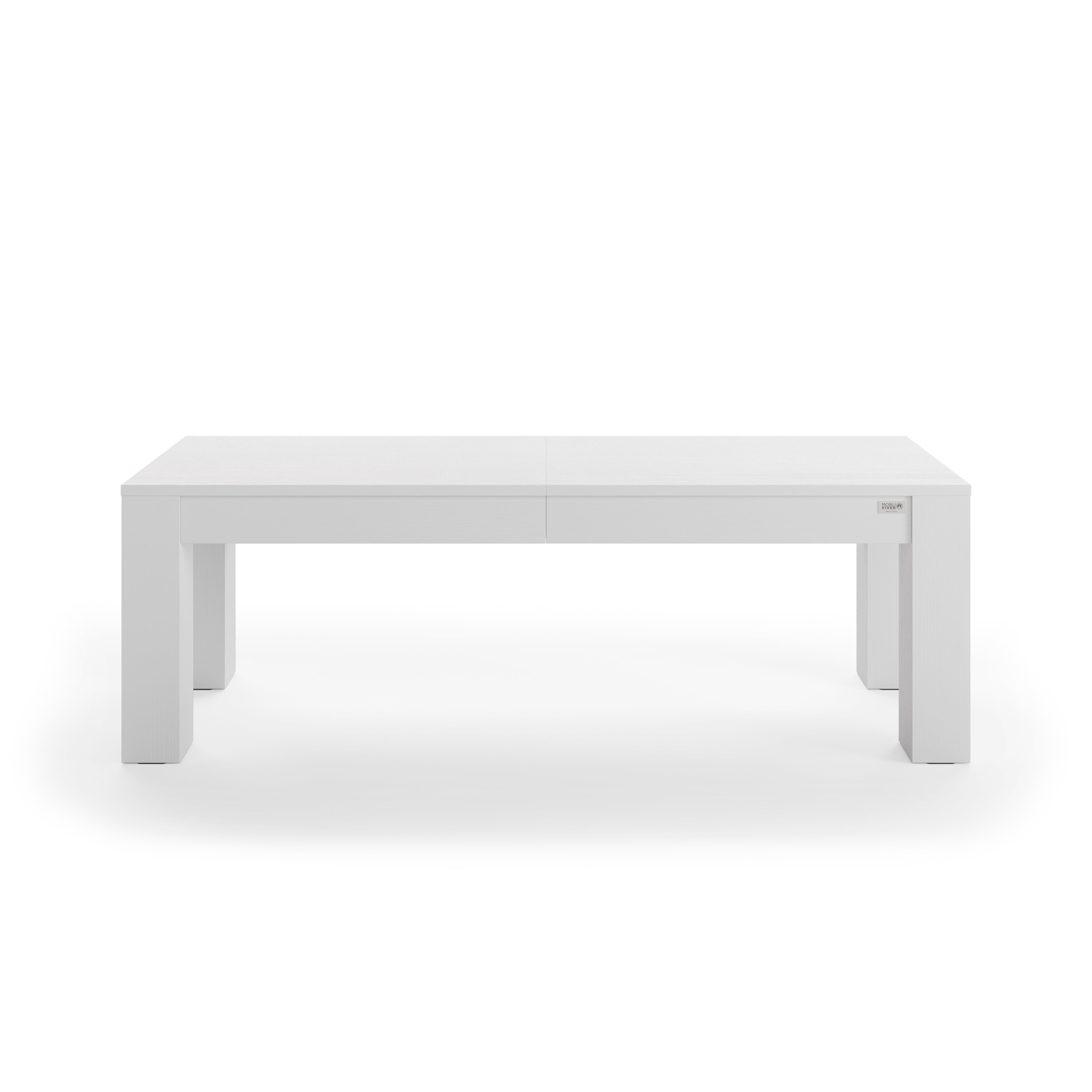 Banco extensible Rachele, 140(192,5)x45 cm, Fresno Blanco - Detail image 2