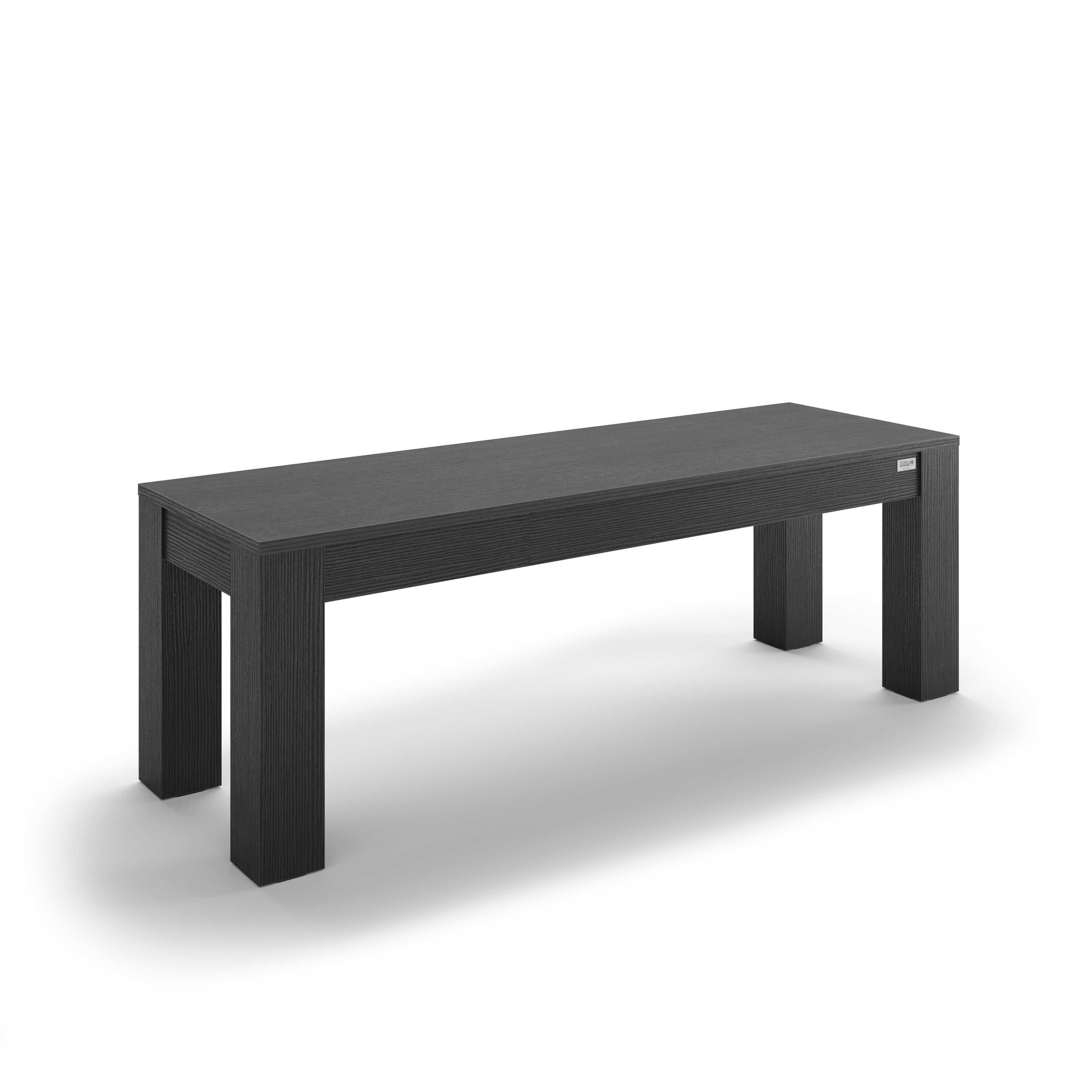 Banc d'entrée Rachele 135x45 cm, Frêne Noir - Main image