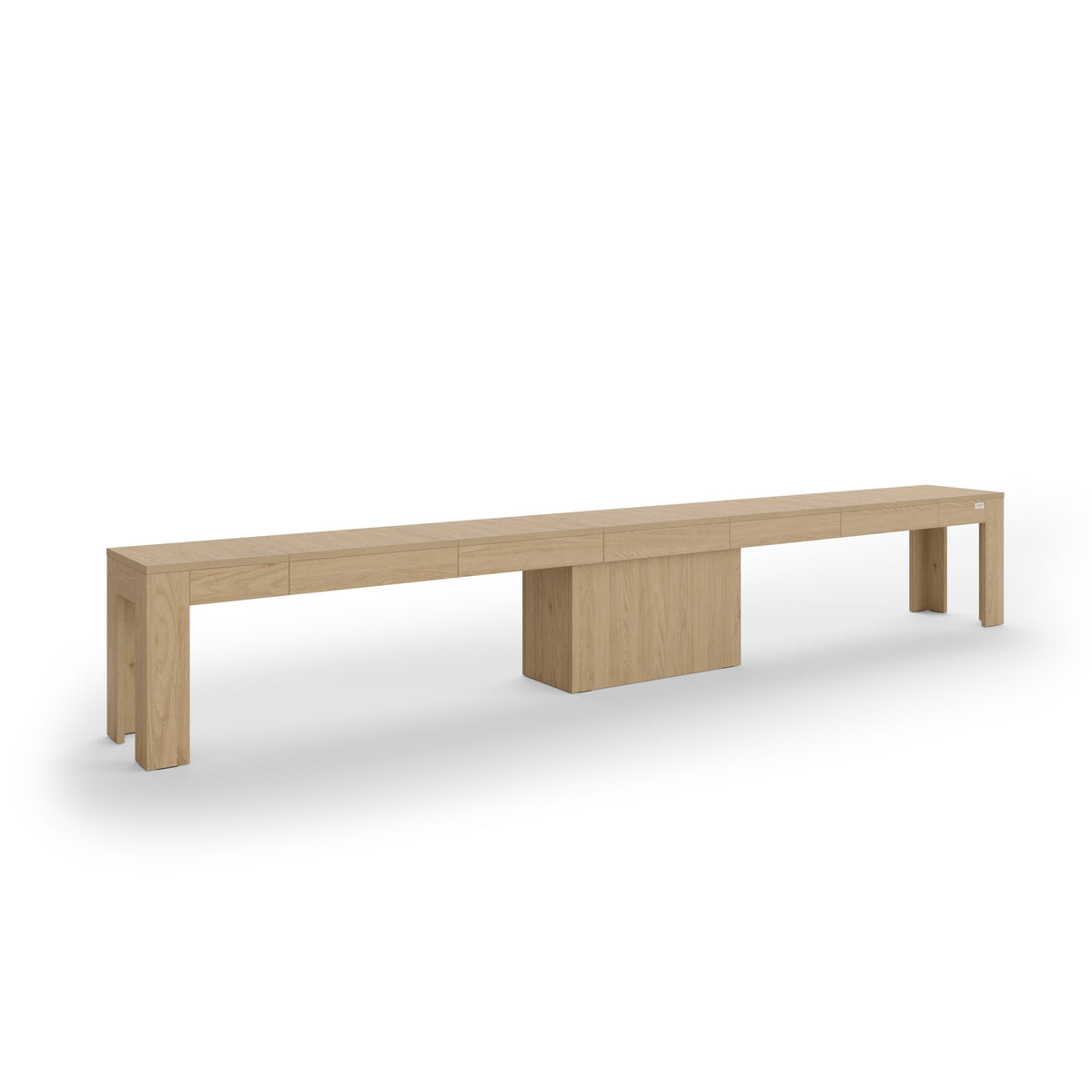 Rachele Extendable Bench 67,5(292)x35,6 cm, Light Oak