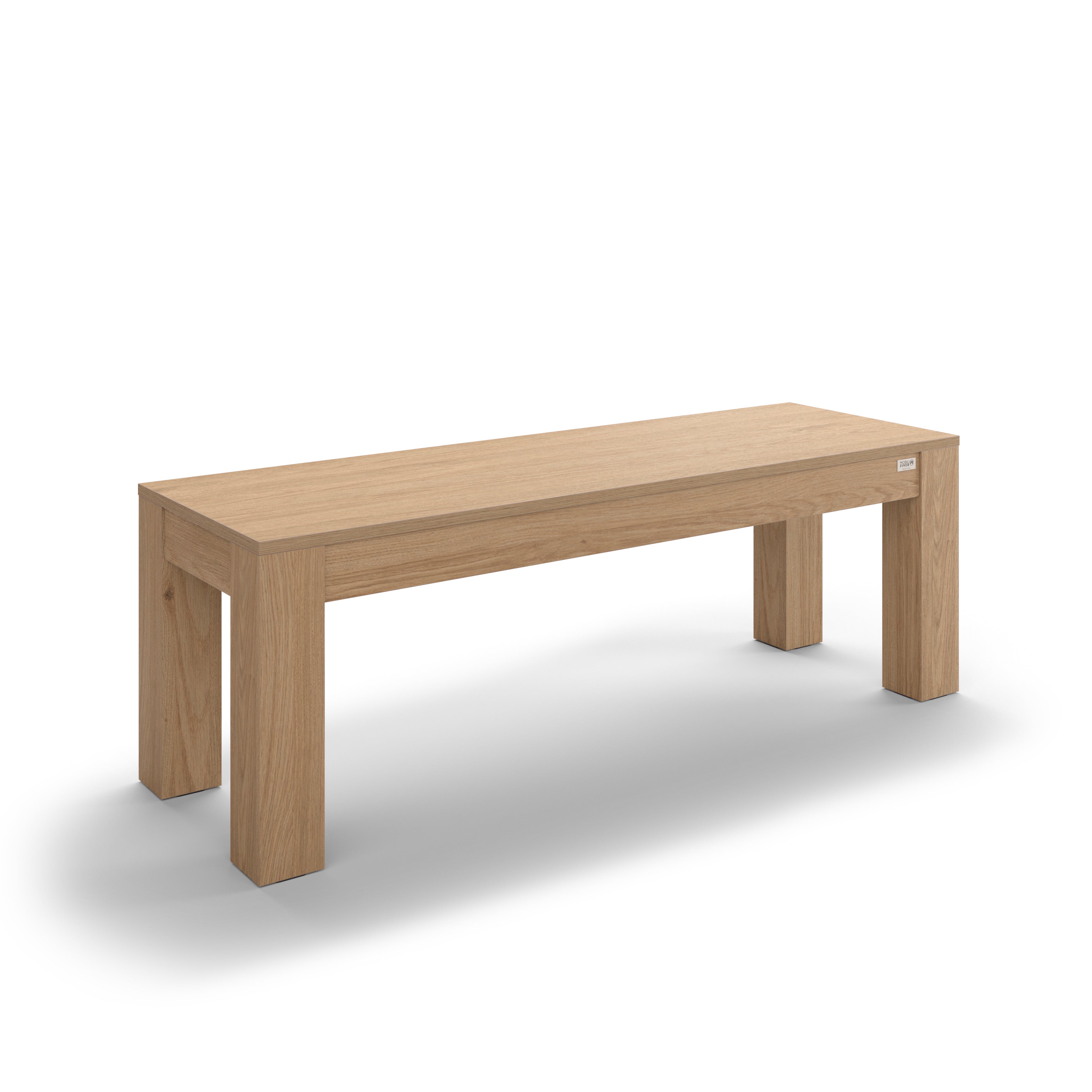 Banc d'entrée Rachele 135x45 cm, Chêne Clair