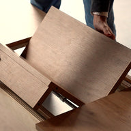 Uitschuifbare bank Rachele 140(192,5)x45 cm, Naturel Eiken