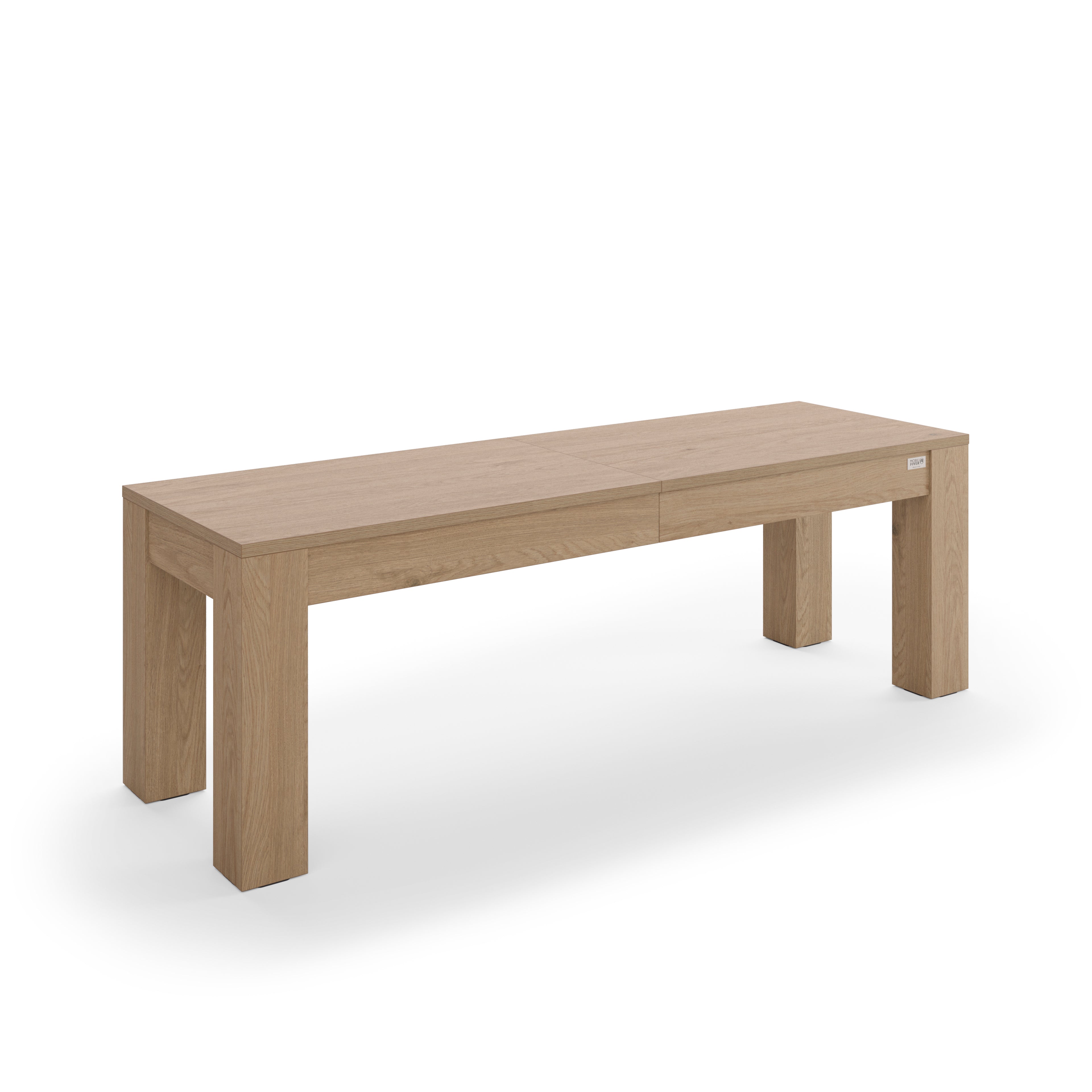 Banc Extensible Rachele 140(192,5)x45 cm, Chêne Clair