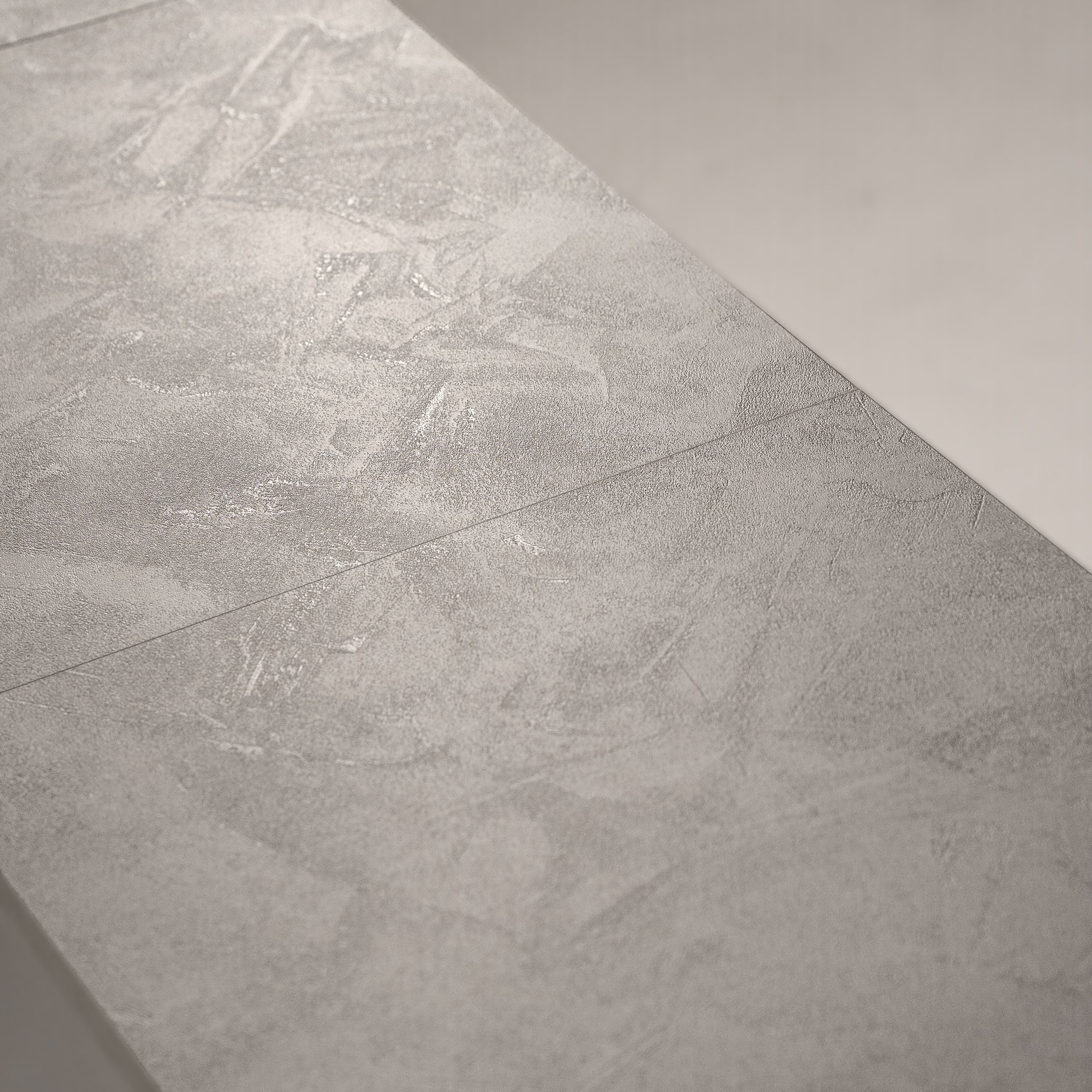 Uitschuifbare bank X 67,5(292)x35,6 cm, Grijs Beton - Detail image 8