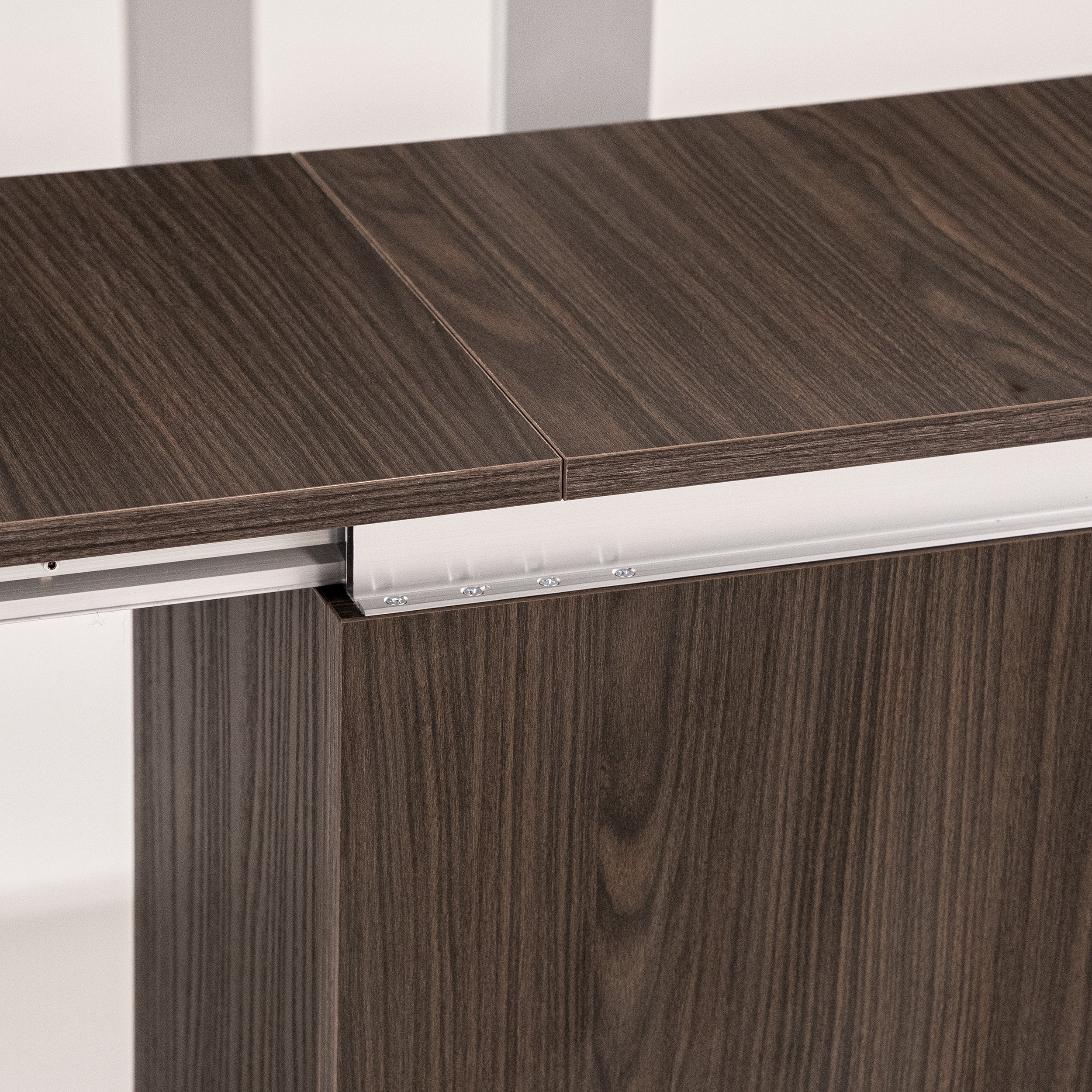Ausziehbare Bank X 67,5(292)x35,6 cm, Nussbaum Dunkel - Detail image 8