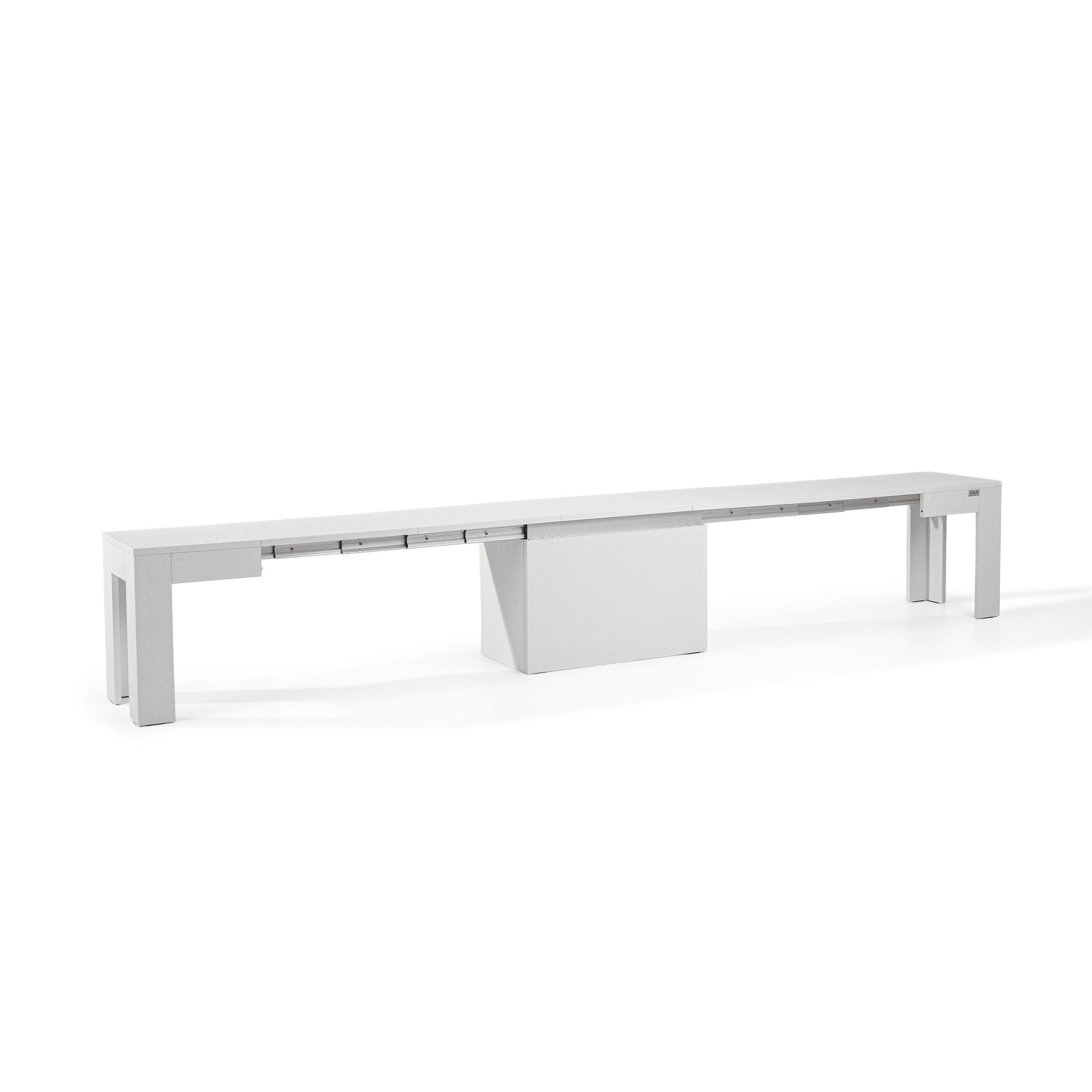 X Extendable Bench 67,5(292)x35,6 cm, Ashwood White
