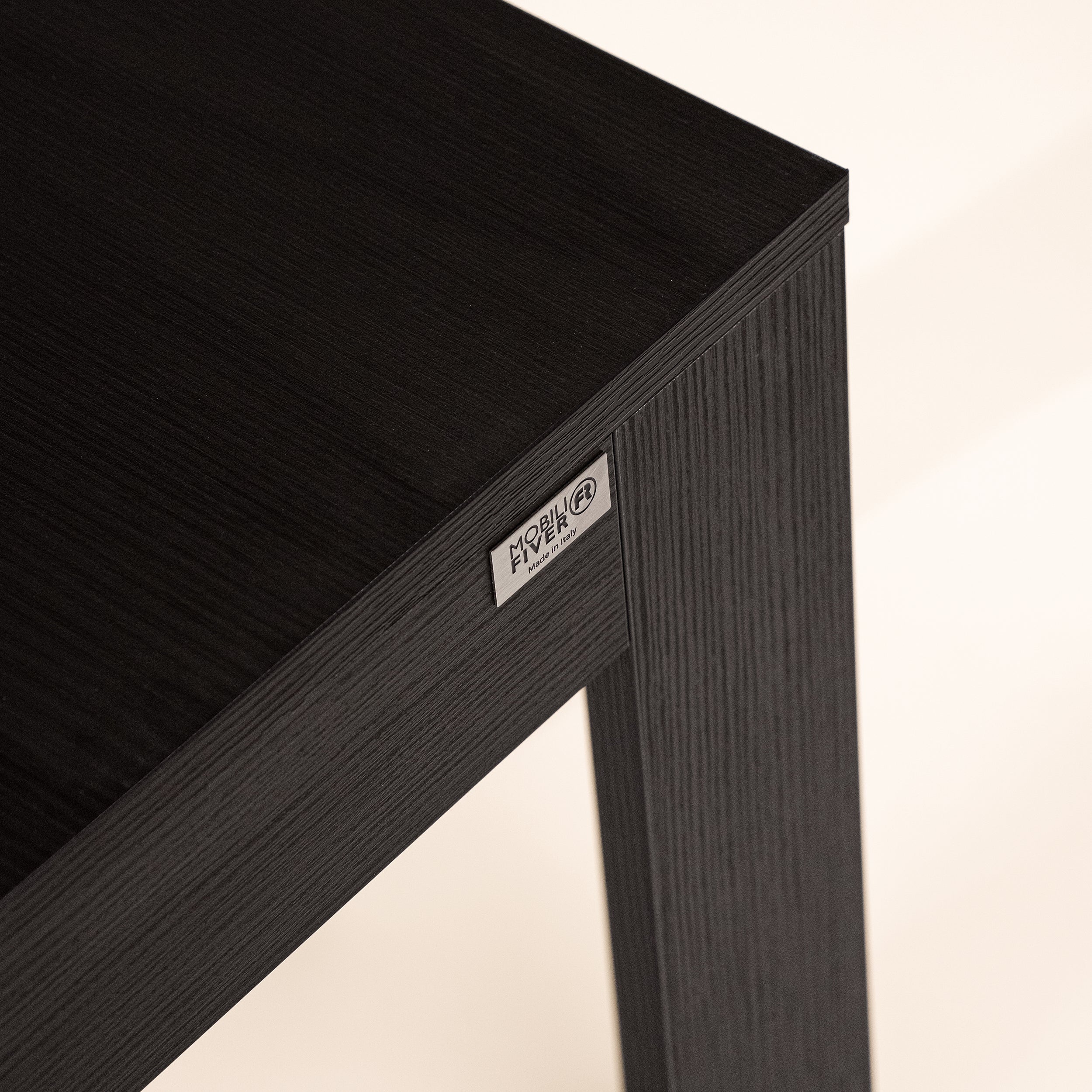 Ausziehbare Bank X 67,5(292)x35,6 cm, Esche Schwarz - Detail image 9