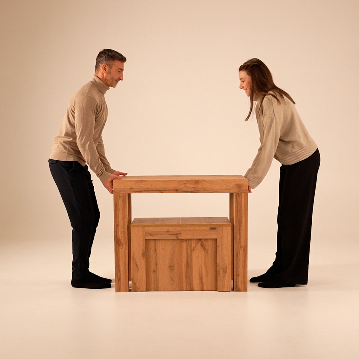 Banc Extensible X 67,5(292)x35,6 cm, Orme Perle