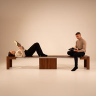 X Extendable Bench 67,5(292)x35,6 cm, Canaletto Walnut