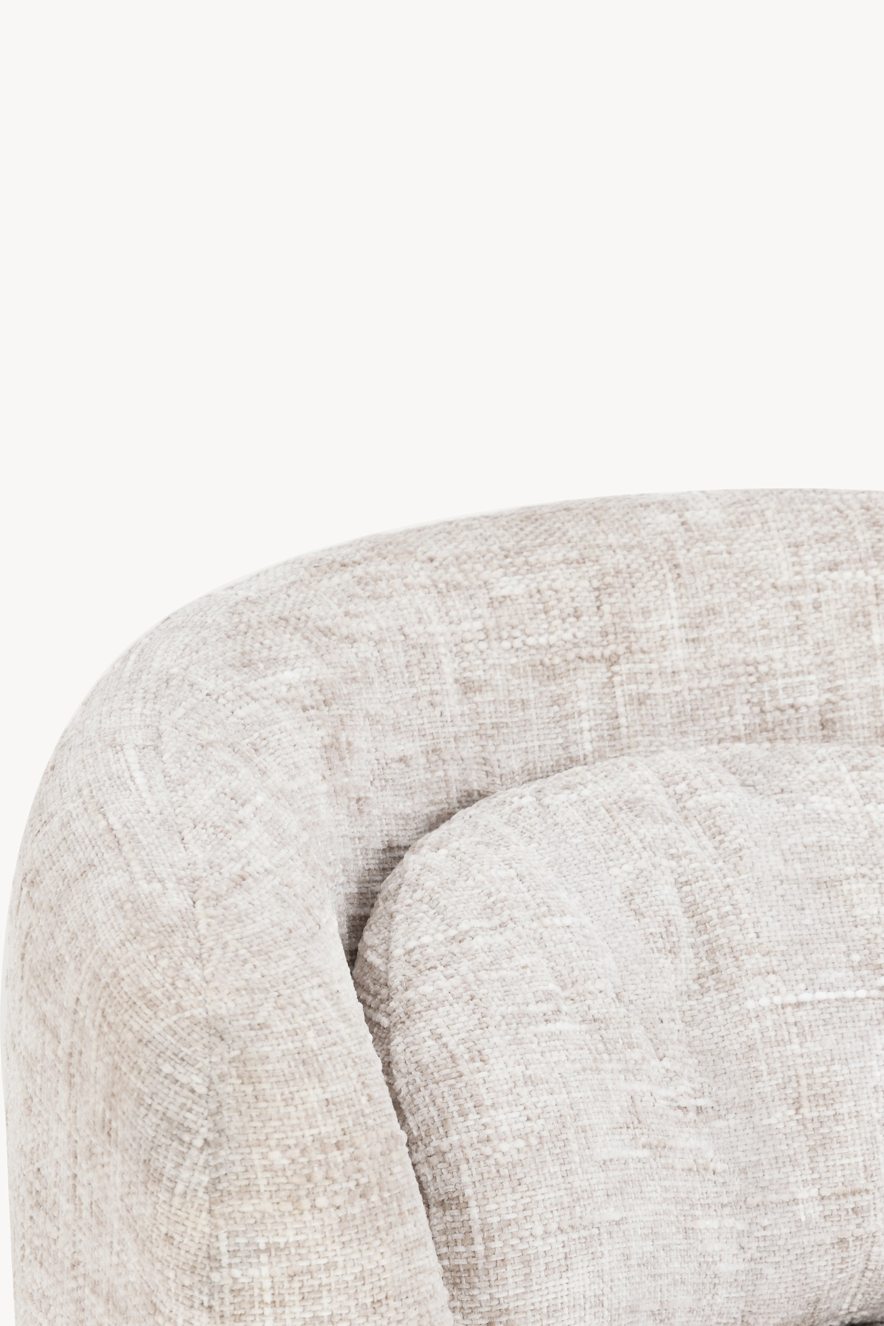 Olivia fabric armchair, Sand - Detail image 1