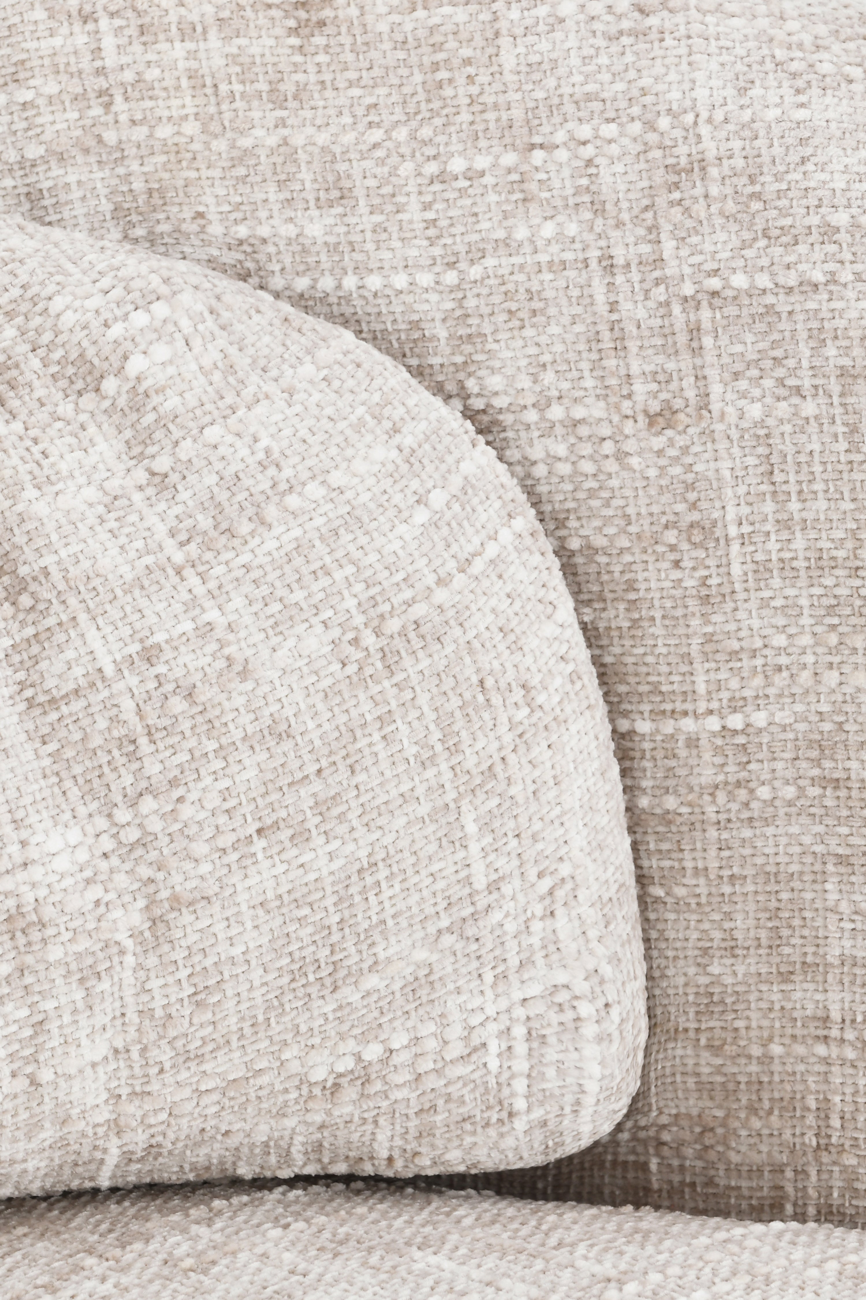 Olivia fabric armchair, Sand - Detail image 6