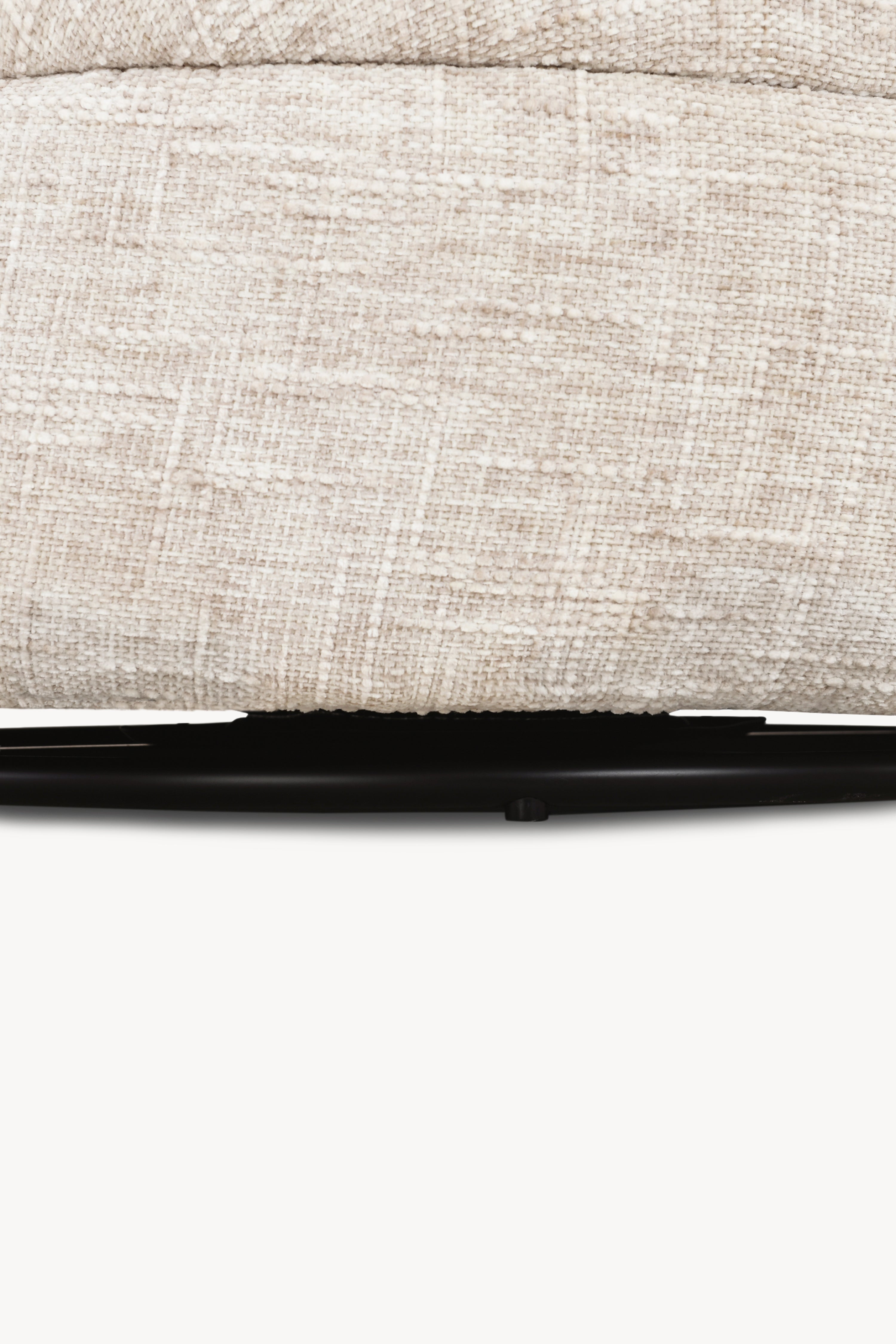 Olivia fabric armchair, Sand - Detail image 3