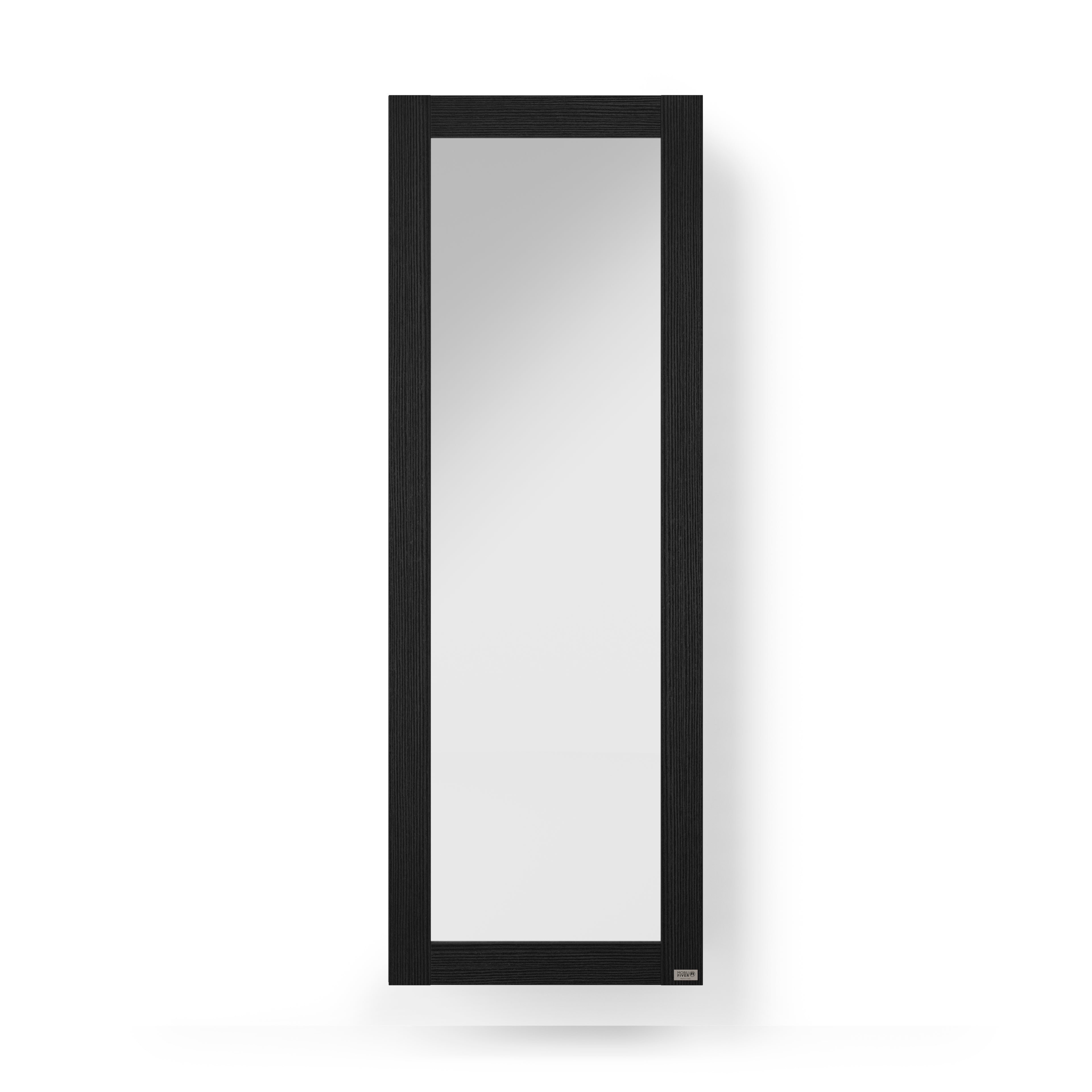 Hängeschuhschrank mit Spiegel Rachele 170x60 cm, Esche Zwart - Detail image 2