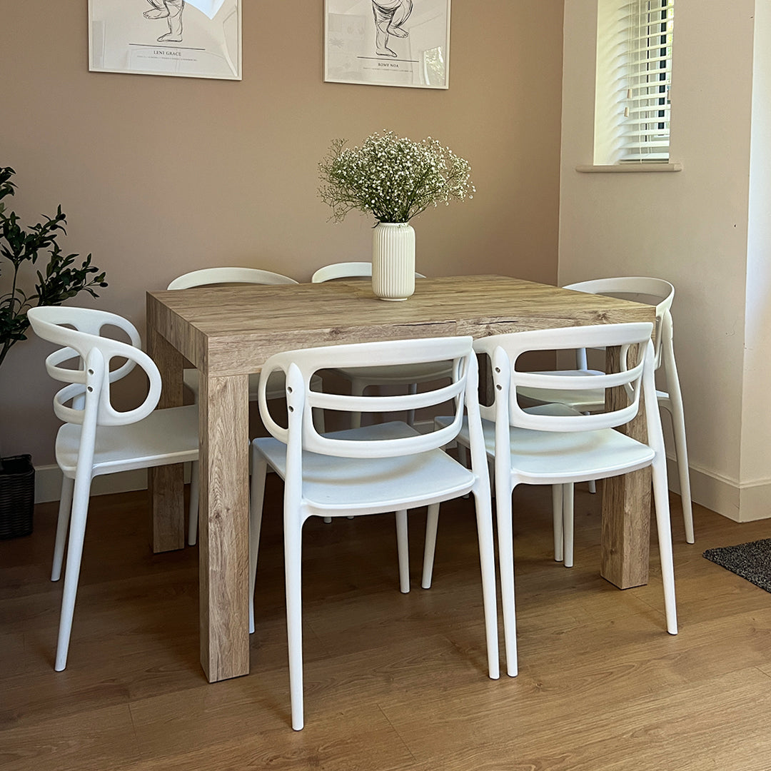 Chaises Carlotta, lot de 4, Blanc - Set image 2