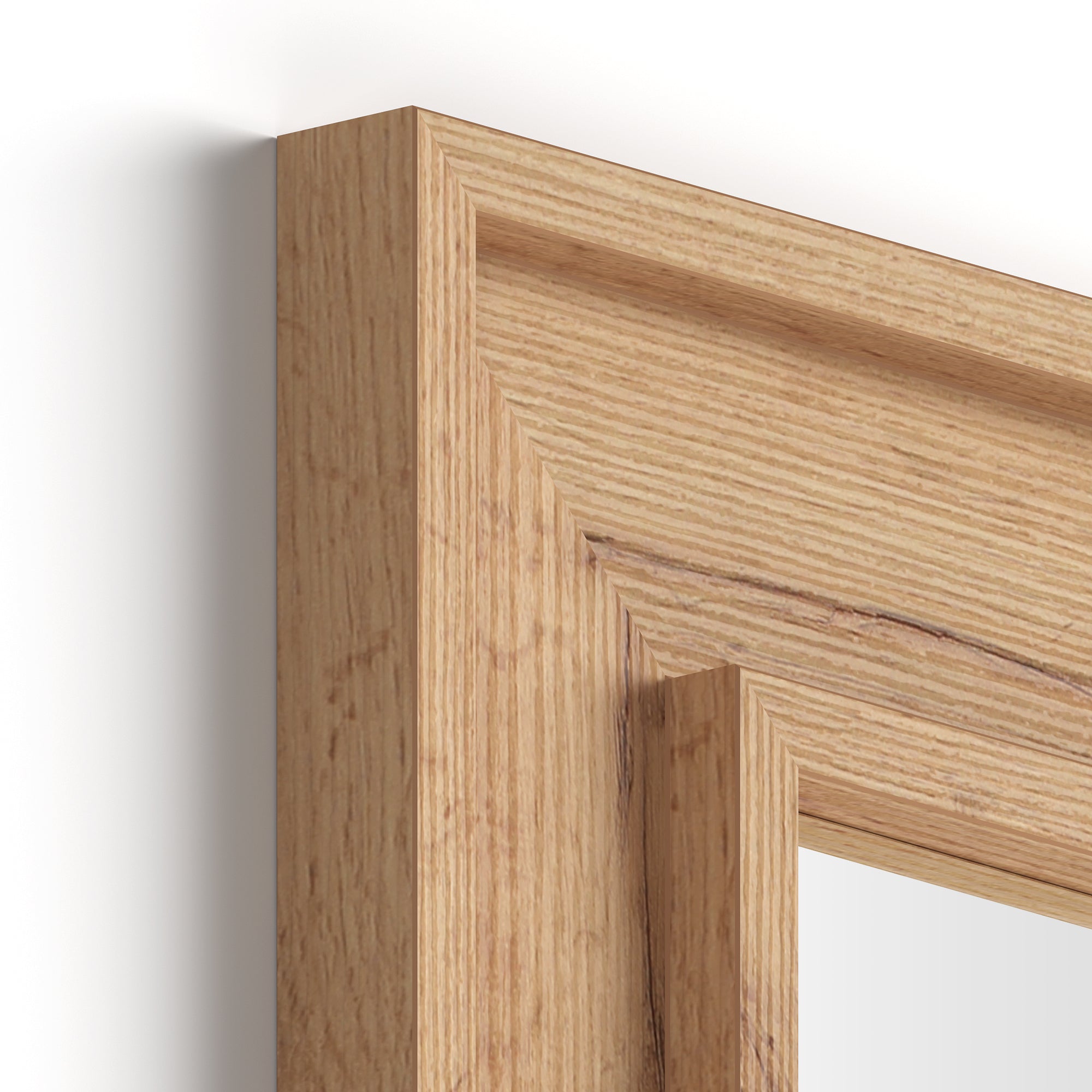 Specchiera Angelica da parete, 112x67 cm, Rovere Rustico