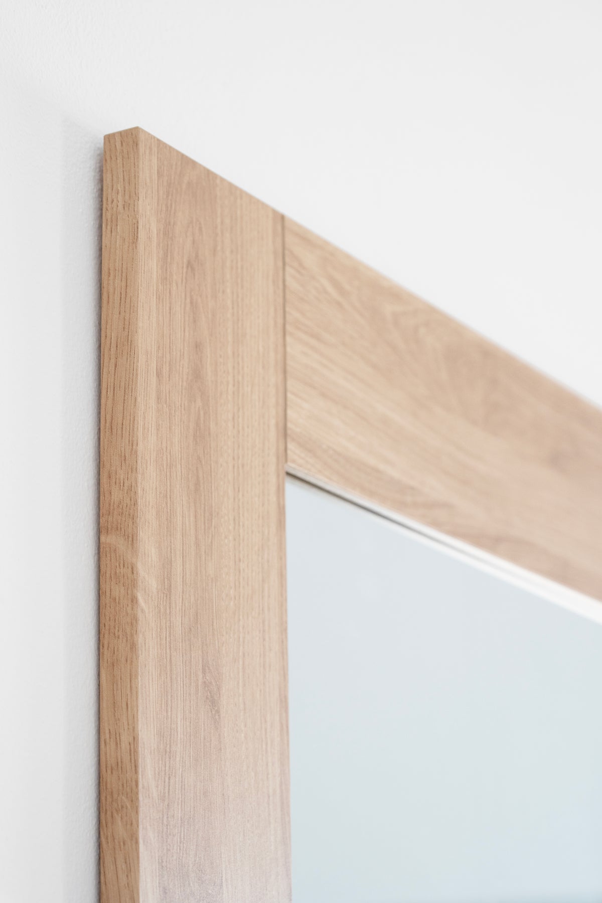 Evolution Rectangular Mirror, 120 x 70 cm, Light Oak