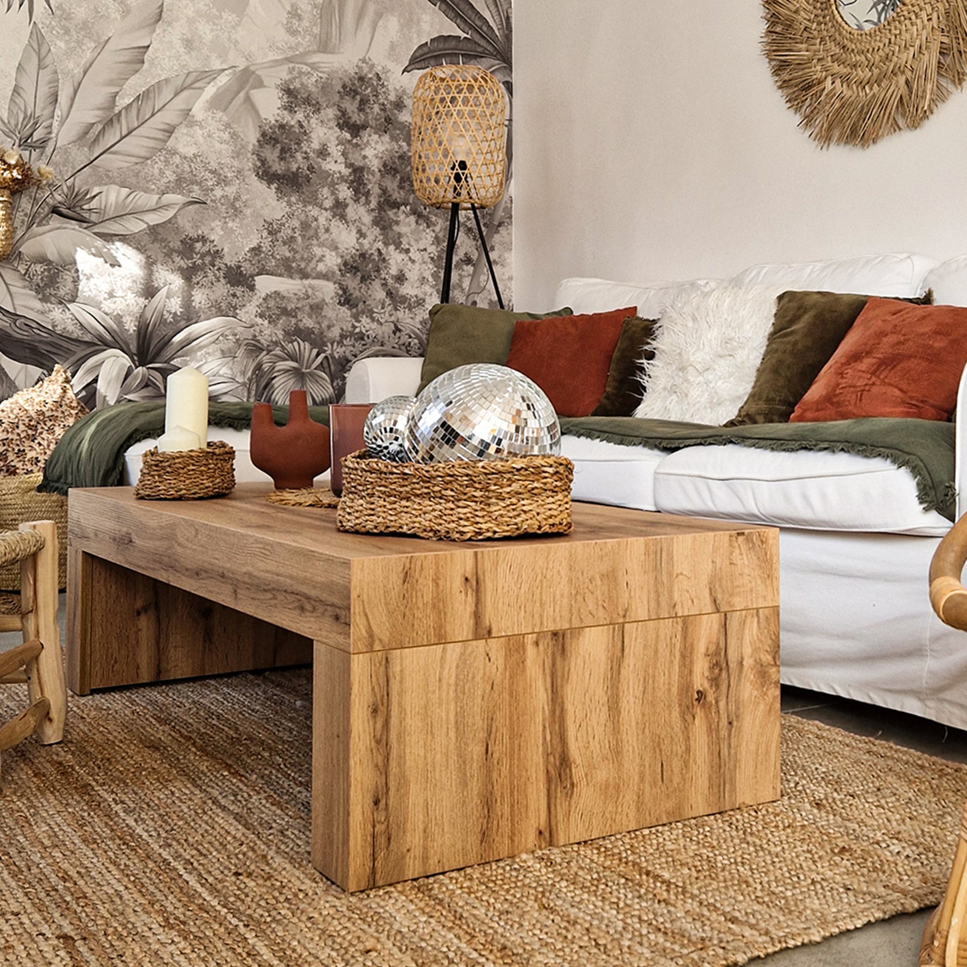 Mesa de centro Evolution 120x60, Madera Rustica