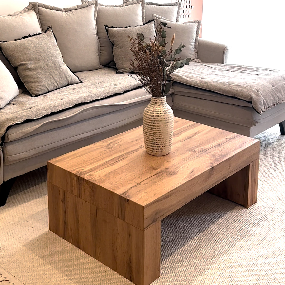 Salontafel Evolution 90x60, Naturel Eiken