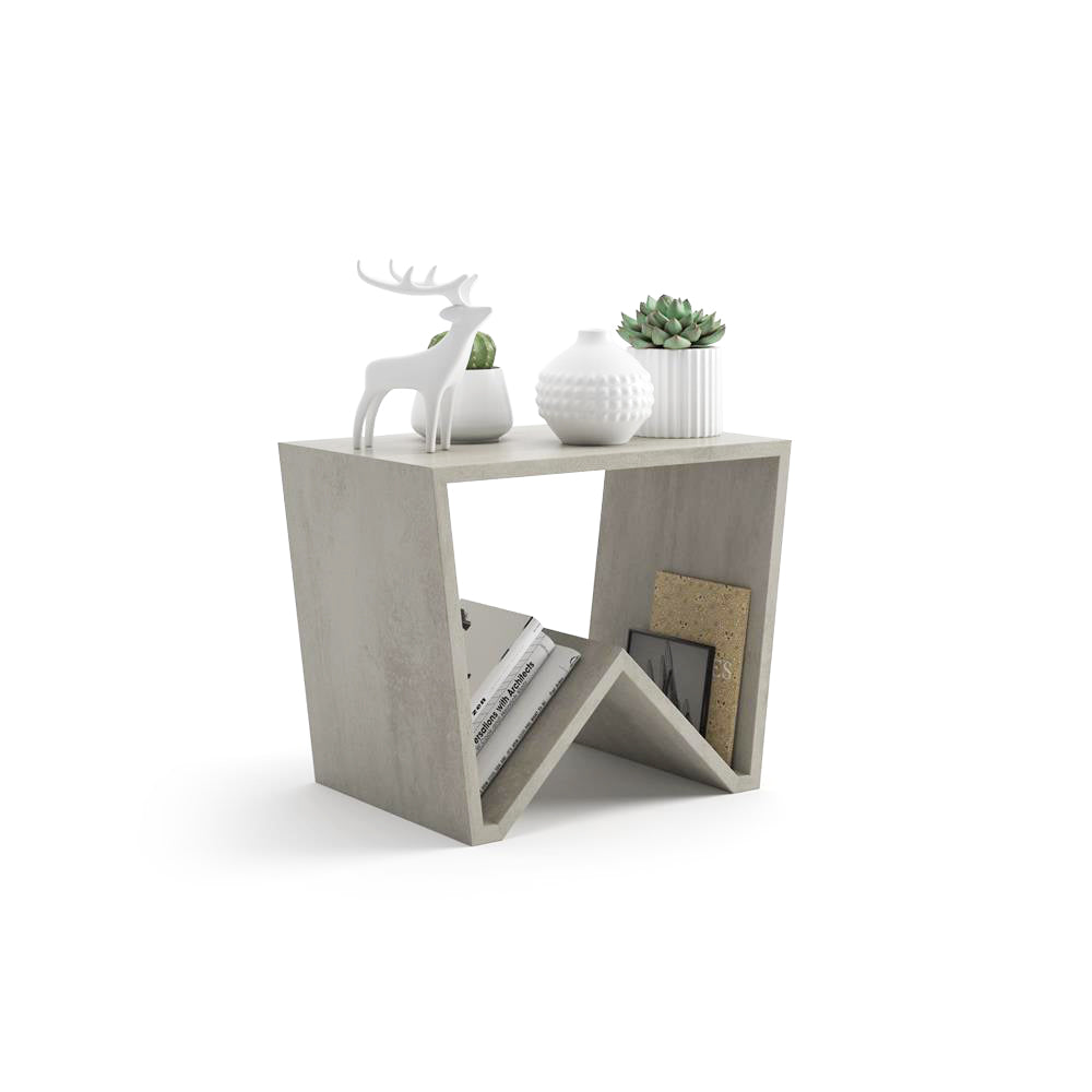 Mesa de centro Emma, color Cemento gris