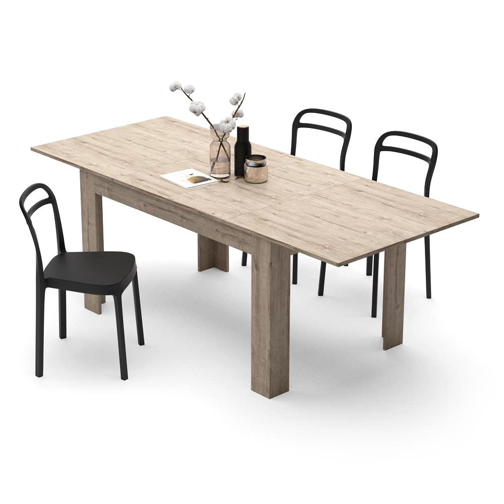 Easy, Extendable dining table, 140(220)x90 cm, Oak - Detail image 3
