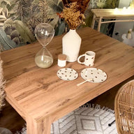 Extendable Dining Table, Easy, 140(220)x90 cm, Rustic Oak