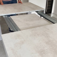 Tavolo Allungabile First, 120(200)x80 cm, Grigio Cemento