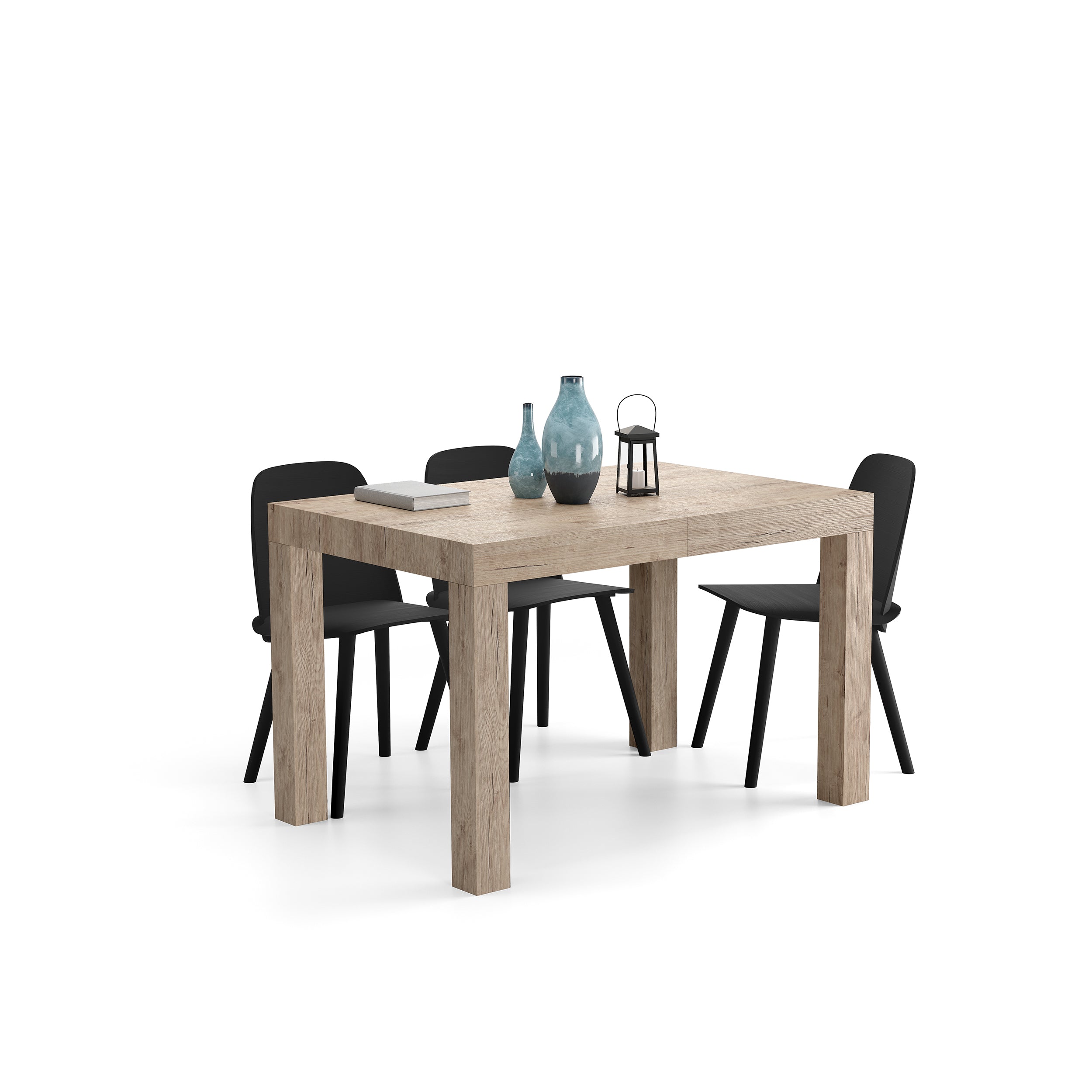 First Extendable Table, 120(200)x80 cm, Oak - Detail image 5