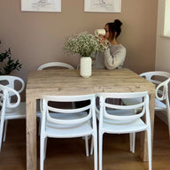 Table à manger extensible, Iacopo, 140(220)x90 cm, Chêne naturel