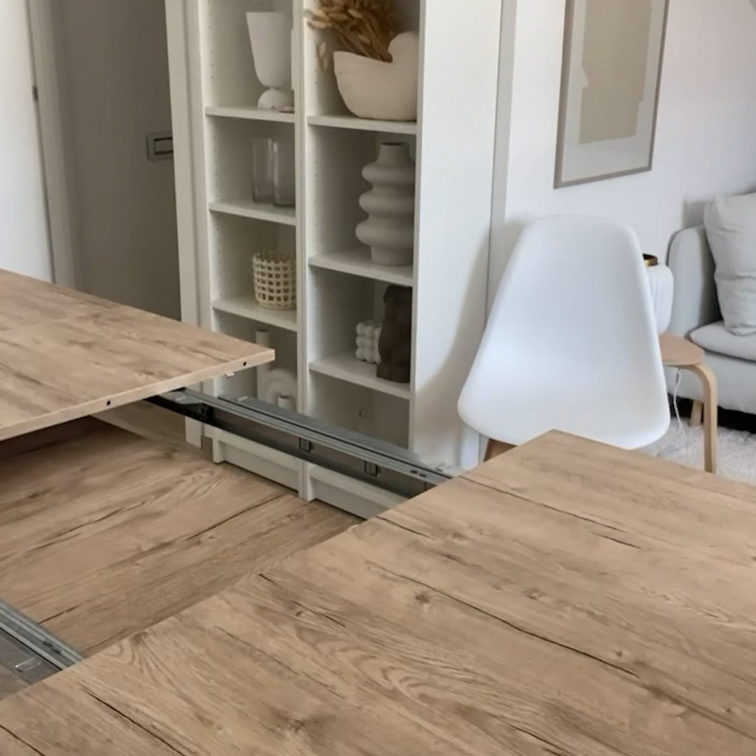 Moderne Uitschuifbare Tafel, Iacopo, 140(220)x90 cm, eiken