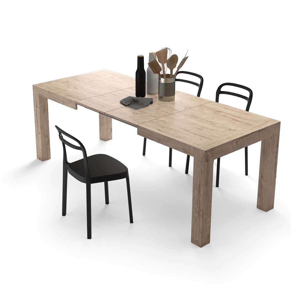 Moderne Uitschuifbare Tafel, Iacopo, 140(220)x90 cm, eiken