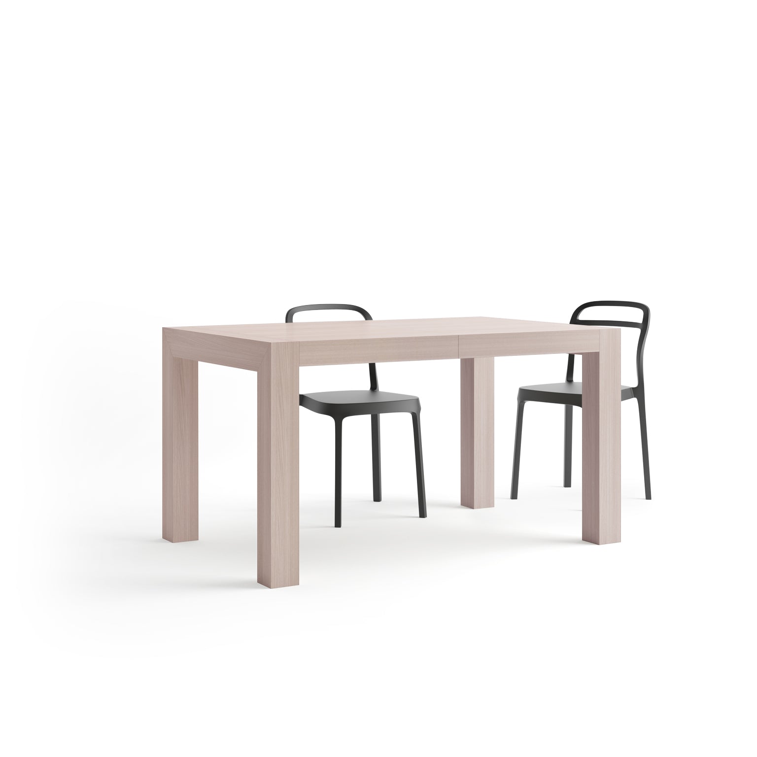 Tavolo Allungabile Moderno, Iacopo, 140(220)x90 cm, Olmo Perla - Immagine dettaglio 4