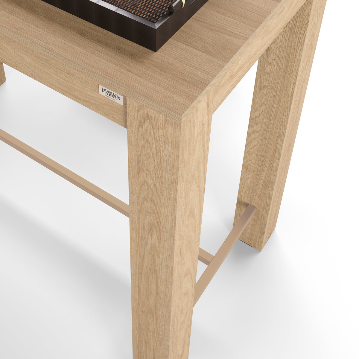Tavolo Alto Rachele 120x60 cm, Rovere Naturale - Immagine dettaglio 2