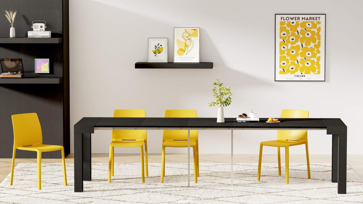 Emma Chairs, Set of 4, Mustard Yellow set image 2