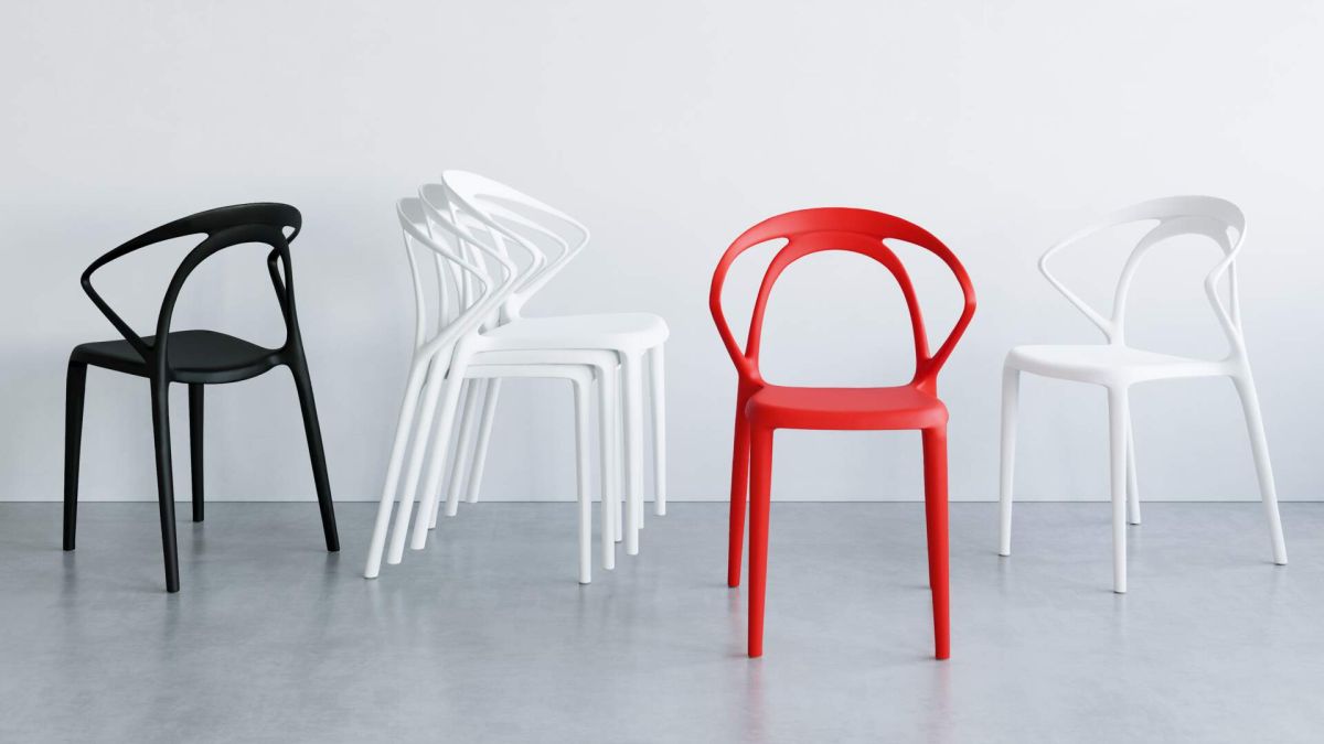 Olivia chairs, Set of 4, White set image 2