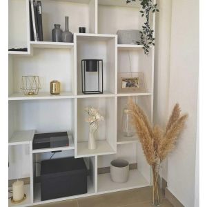 Iacopo M Bookcase (160.8 x 236.4 cm), Ashwood White