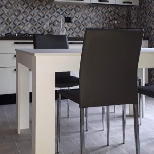 Easy, Extendable dining table, 140(220)x90 cm,  Ashwood White