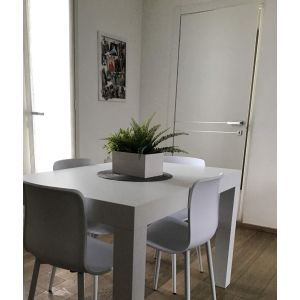 First Extendable Table, 120(200)x80 cm, Ashwood White