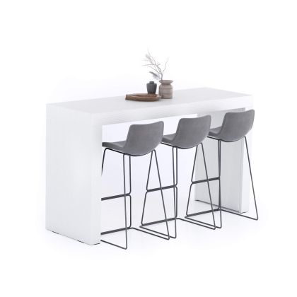 Table Haute Evolution 180x60, Frêne Blanc image principale
