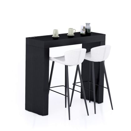 Evolution High Table with Wireless Charger 120x40, Ashwood Black