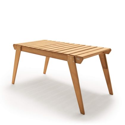 Gartentisch aus Holz 160x80 cm, Elena, Teak Farbe Hauptbild