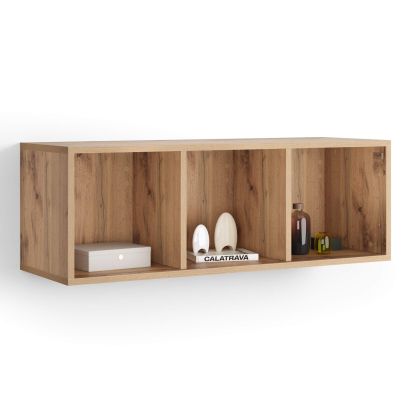 X Wall Unit 104 Without Door, Rustic Oak main image