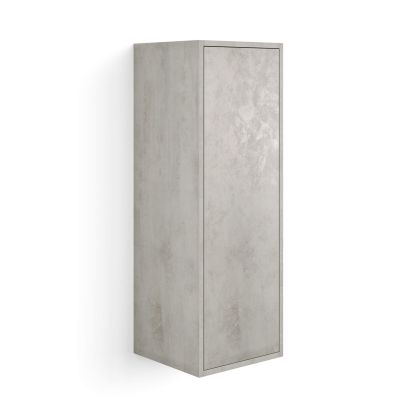 Unidad de pared Iacopo 104 con puerta abatible, color cemento gris