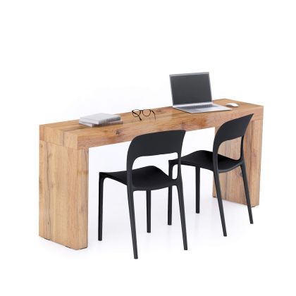 Evolution Desk 180x40, Rustic Oak with Two Legs main image