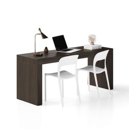 Evolution Desk 180x60, Dark Walnut with Two Legs main image