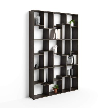 Iacopo M Bookcase (160.8 x 236.4 cm), Dark Walnut