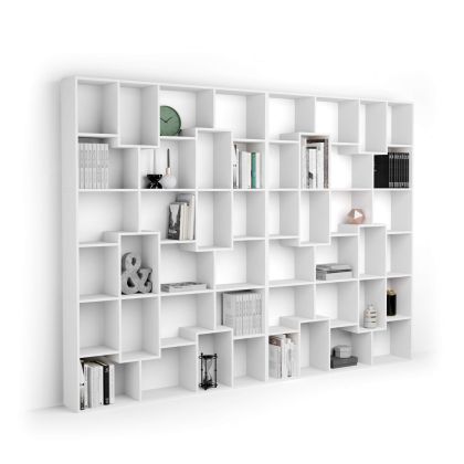 Iacopo XL Bookcase (236.4 x 321.6 cm), Ashwood White
