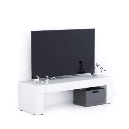 Evolution TV-Lowboard, 120 x 40, Esche,Weiß