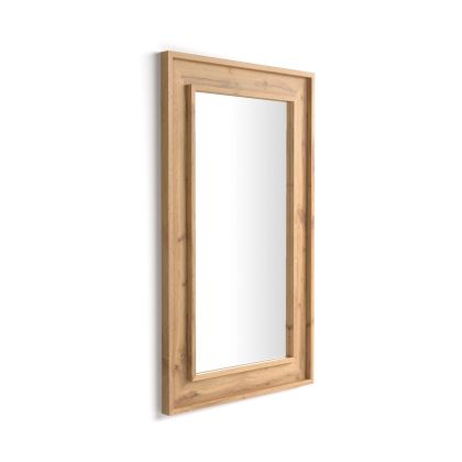 Angelica Wall Mirror, 112x67 cm, Rustic Oak main image