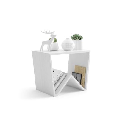 Table basse moderne Emma, Frêne Blanc image principale