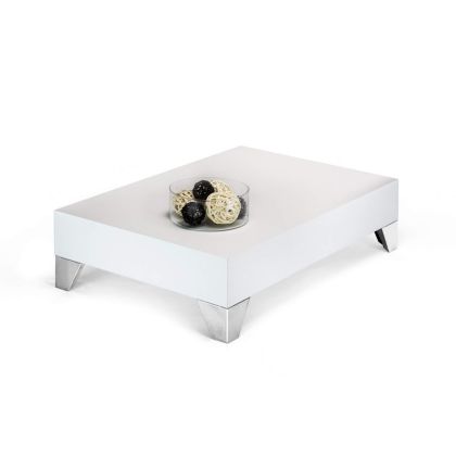 Tavolino per divano, Evolution 90, Frassino Bianco