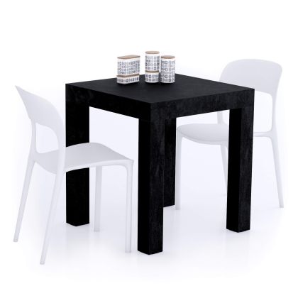 Table Fixe First, Noir Béton